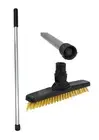 Short Handled Grout line cleaning Scrubbing Brush Kit (Yellow) Thats Awesome