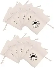 10pcs Skipping Rope Storage Bags Linen Wedding Pouch Mini Drawstring Pouch Small Bag Jewelry Pouches Drawstring Bags Mini Drawstring Bag Sachet Ornament DIY Fabric PAMINGONO