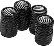 JECOMPRIS 4pcs American Flag Tire Valve Stem Caps Durable Wheel Covers for Car Models Easy Installation for Enhanced Style and Protection of Valve Stems