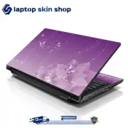 Laptop Skin Sticker Decal Cover Pink Butterfly for Notebook Apple Asus 13-16 in