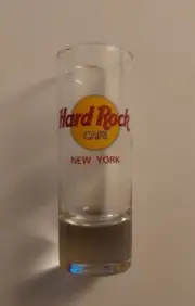 Hard Rock Cafe New York 4" Shot Glass Barware Brand New Without Box