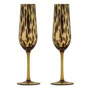 2pc Anthea Wine/Champagne Drinking Glasses/Glassware