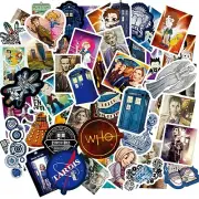Doctor Who Themed Set of 50 Assorted Stickers Decal Set