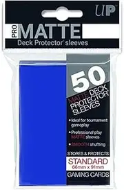 Ultra Pro Deck Protector Sleeves 50-Pieces, Matte Blue