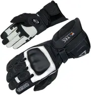 Orina Force Motorcycle Gloves, black-white, Size 2XL for Men Black White