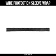 CURT Wire Sleeve Black Plastic 1/4 Inch Trailer Protection 1-Foot Lengths 58823