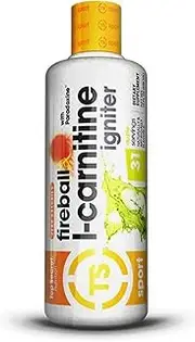 Fireball L-Carnitine Liquid Fat Burning Weight Loss Supplement With Paradoxine (16 Oz) Apple