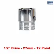 Kincrome K2879 - Socket 1/2" Drive 27mm Mirror Polish