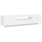 Vidaxl Tv Cabinet With Led Lights White 160X35x40 Cm wood TV Stands & Entertainm