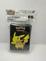 Pikachu Standard Deck Protector Sleeves 65 ct for Pokémon TCG NEW