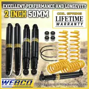 2 Inch Lift Kit Shocks Damper Brake Line King Springs for Nissan Patrol GQ GU