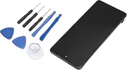 Phone Screen Replacement Kit for Samsung S20 FE, Touch Screen Digitizer Assembly with Tools, Black with Frame