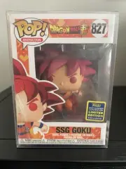 Funko Pop! Animation Dragon Ball Super 827 SSG Goku 2020 Convention w/protector