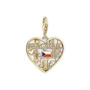 Womens Beads by Thomas Sabo Ic123655657 Golden 2 Cm