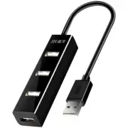 USB Hub Computer Port Extender for Laptop Cable Adapter Plastic 2.0
