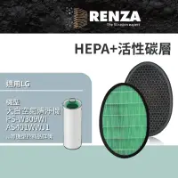 在飛比找momo購物網優惠-【RENZA】適用LG 樂金 直立式大白 PS-W309WI