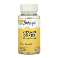 在飛比找蝦皮購物優惠-【限時下殺】Solaray Vitamin D3 + K2 