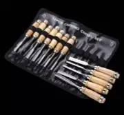 Professional Wood Carving Hand Chisel Set Woodworking Lathe Gouges Tools