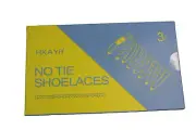 3 Pair Hxayr No-Tie Red Elastic Shoelaces Adult Kids Shoes Sneakers Tennis Shoe
