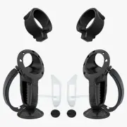 Handle Grip Sleeve Lanyard + Removable Battery Cover for Quest 3 VR Controller