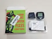 YS Bicycle Speedometer and Odometer, LCD Screen, Waterproof, New.
