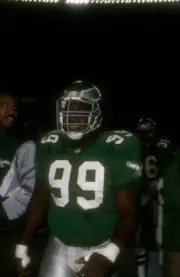 Defensive Tackle Jerome Brown of the Philadelphia Eagles appears - Old Photo