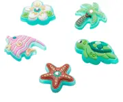 Crocs Sparkle Under the Sea Jibbitz Shoe Charms - 5 Pack