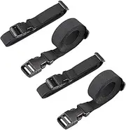 MOBUTOFU 4Pcs Adjustable Luggage Straps for Travel Suitcases Lightweight and Portable Binding Straps Durable and Safe Material Easy to Use Travel Accessories for Businessmen and Travelers