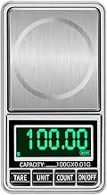 Portable Digital Scale Gold Jewelry Scale Pocket Digital Scale Prof ional Accu e Electronic Scale Precision 100g/0.01g DH-938C Silver The Weight of The a cle Shall not Exceed 100g.