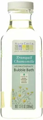 Aura Cacia Aromatherapy Bubble Bath Tranquil Chamomile Fragrance 13 oz 12 Pack