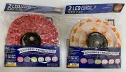 Asian Japanese Paper Lantern Flower Design Decorative Lantern LED Lamp Daiso NEW
