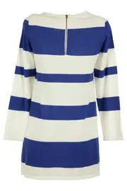 Striped A Line Tunic--PING-315101
