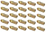 (25 Pieces) 1/2 HOSE BARB X 1/4 MALE NPT Brass Pipe Fitting Gas Fuel Water Air