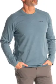 Klim Mesa Falls Merino, functional shirt longsleeve , color: Light Blue , size: XL