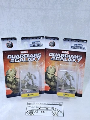 Jada Toys Guardians of the Galaxy Groot *** Mint on Card *** Two Groot Figures