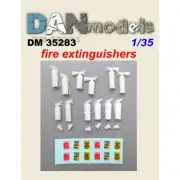 Dan Models 35283 Scale 1:35 Fire-extinguishers 12 pcs Set of parts for scale kit