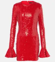 [Rotate] Rotate Sequined minidress AU 14 red