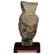 US SELLER - Small Chinese Terracotta Infantry Warrior Head