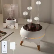 Dancing Jellyfish Essential Oil Diffuser, 250ML Jellyfish Aromatherapy Humidifier with 7 LED Colors, Remote Control for Bedroom & Office EU plug