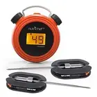 Smart Bluetooth BBQ Grill Thermometer - Digital Display, Stainless Dual