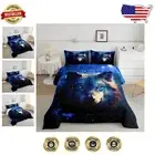 All-Season King Size Comforter Set - Wolf & Starry Sky Bedding for All Ages