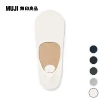 在飛比找PChome24h購物優惠-男棉混輕薄腳跟防滑隱形襪【MUJI 無印良品】