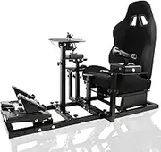 Dardoo Flight Simulator Cockpit Multifunctional Racing Seat Stand Compatible with Thrustmaster Hotas Warthog, Logitech G923 G29 G920, Xbox One, Not Including Wheel Pedal Handbrake Throttle Joystick