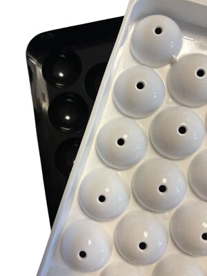 2 Tier Ice Tray Makes 62 Ice Balls NEW Includes Container With Lid By Veiderui