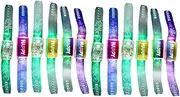 JOINPAYA 12PCS Luminous Bracelets Colorful LED Flash Wristbands for Concerts Festivals and Parties Glow Accessories for All Ages