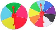 Hohopeti 2pcs Machine Lucky Draw Wheel Game Wheel Puzzle Toys Wheel of Prizes Wall Wheel Party Prize Wheel Color Wheel The Wheel Dry Erase DIY Prize Wheel PVC