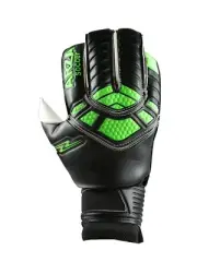 Kids Goalkeeper Soccer Gloves Arza Furious Color Black/Neon Finger Protection