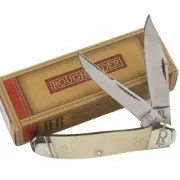 Rough Ryder White Smooth Bone Copperhead Pocket Knife RR2290