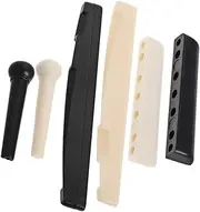 COSMEVIVI Guitar Accessory Set Acoustic Guitar Bridge Pegs Electric Guitar Maintenance Kit Guitar Bridge Saddle Parts Acoustic Guitar Parts Bridge Pin Puller and Remover Bridge Pins