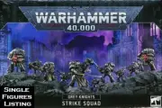 40K Warhammer Grey Knights Strike Squad Single Figures Off The Sprues b